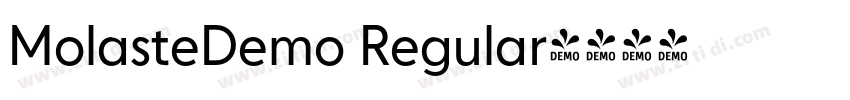 MolasteDemo Regular字体转换